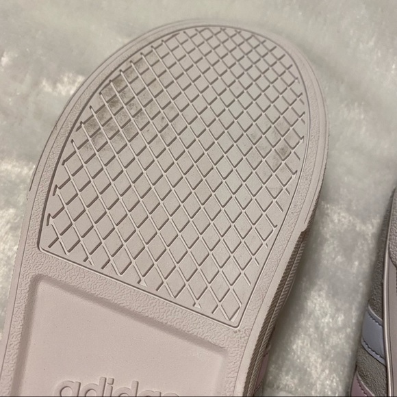 Adidas Daily 2.0 Pastel Gray/Pink/Blue Sneakers - Picture 6 of 8